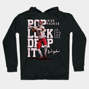 Isiah Pacheco Kansas City Pop Lock Drop It Hoodie